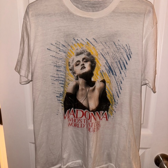 Madonna Graphic White T-Shirt